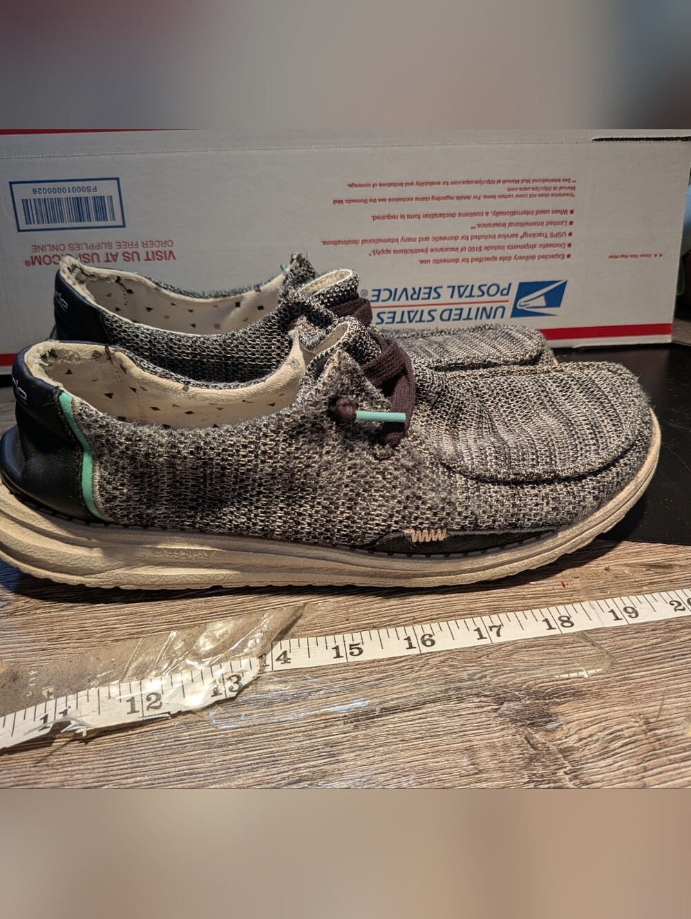 Hey Dude Wendy‎ Sox Sparkling Black Woman Size 10